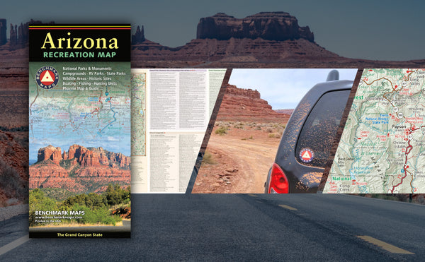 Arizona Recreation Map, The Grand Canyon State, 2024 Edition - Wide World Maps & MORE!