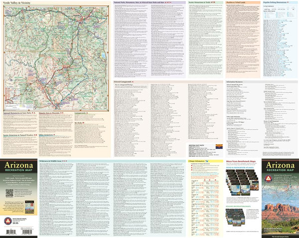 Arizona Recreation Map, The Grand Canyon State, 2024 Edition - Wide World Maps & MORE!