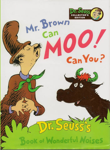 Mr. Brown Can Moo! Can You? Dr. Seuss's Book of Wonderful Noises (Kohl's Cares for Kids) [Hardcover] Seuss, Dr. - Wide World Maps & MORE!