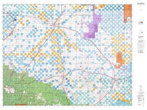 Arizona GMU 3A Hunt Area / Game Management Unit (GMU) Map - Wide World Maps & MORE! - Map - MyTopo - Wide World Maps & MORE!