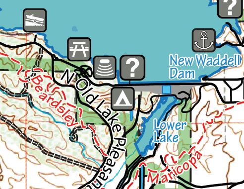 Arizona Hunt Unit 20B Hunting / Recreation Map - Wide World Maps & MORE!