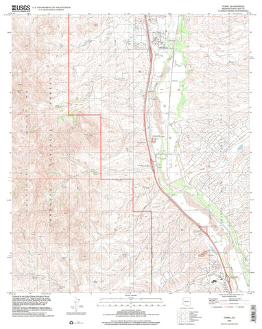 TUBAC, AZÊ7.5' 1996 [Map] United States Geological Survey - Wide World Maps & MORE!