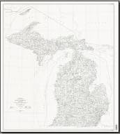 State of Michigan Base Map [Map] United States Geological Survey - Wide World Maps & MORE!