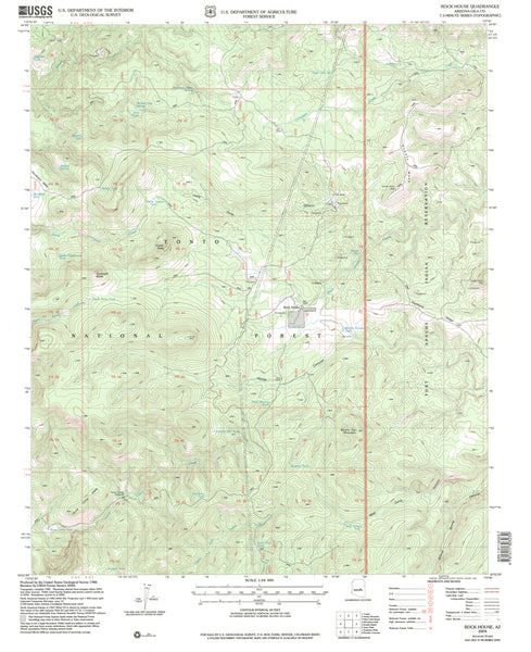 ROCK HOUSE 7.5' AZ 2004 - Wide World Maps & MORE!