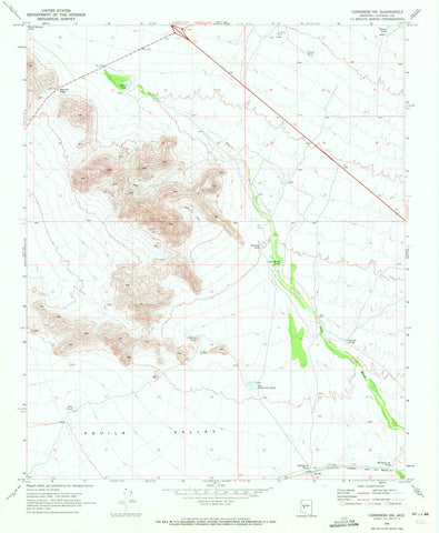 Congress Southwest, AZ 7.5' 1969 [Map] United States Geological Survey - Wide World Maps & MORE!