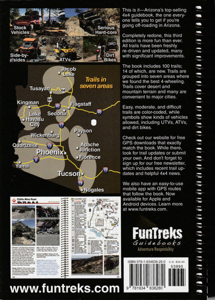 Guide to Arizona Backroads & 4-Wheel-Drive Trails 3rd Edition - Wide World Maps & MORE!