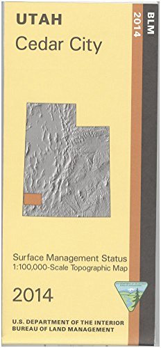 Map: Cedar City - Surface Management [Paperback] BLM - Wide World Maps & MORE!