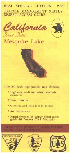 Map: Mesquite Lake - Surface Management [Paperback] BLM - Wide World Maps & MORE!