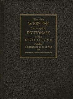 The New Webster Encyclopedic Dictionary of The English Language [Hardcover] Websters - Wide World Maps & MORE!