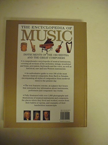 The Encyclopedia of Music the Encyclopedia of Music Instruments of the Orchestra and the Great Composers [Paperback] Max Wade-Matthews & Wendy Thompson - Wide World Maps & MORE!