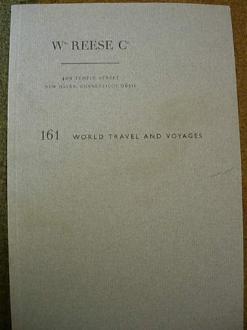 Catalouge # 161, World Travel and Voyages [Paperback] Wm. Reese Co. - Wide World Maps & MORE!