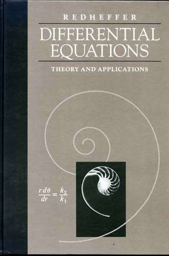 Differential Equations: Theory And Applications Redheffer, Raymond M. - Wide World Maps & MORE!