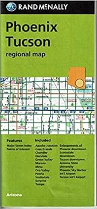 Phoenix | Tucson Regional Map [Map] RM Acquisitions - Wide World Maps & MORE!