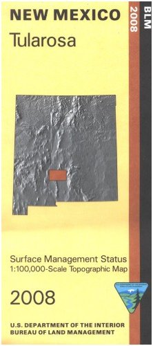 Map: Tularosa - Surface Management [Paperback] BLM - Wide World Maps & MORE!