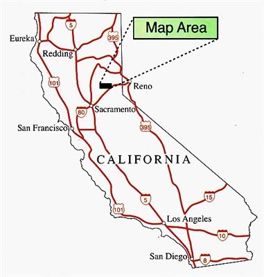 South Yuba River Recreation Guide [Map] National Forest Service - Wide World Maps & MORE!