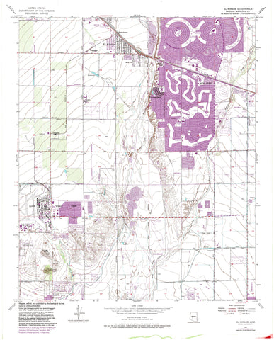 El Mirage 7.5' [Map] United States Geological Survey - Wide World Maps & MORE!