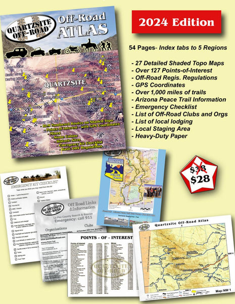 Quartzsite Off-Road Atlas - Wide World Maps & MORE!