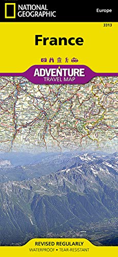 France Map (National Geographic Adventure Map, 3313) [Map] National Geographic Maps - Adventure - Wide World Maps & MORE!