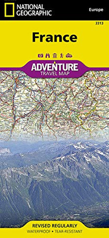 France Map (National Geographic Adventure Map, 3313) [Map] National Geographic Maps - Adventure - Wide World Maps & MORE!