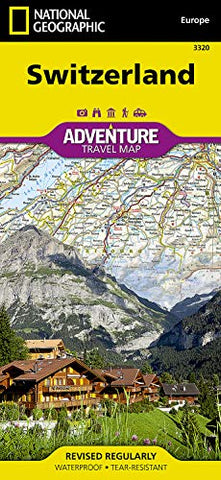 Switzerland Map (National Geographic Adventure Map, 3320) [Map] National Geographic Maps - Adventure - Wide World Maps & MORE!