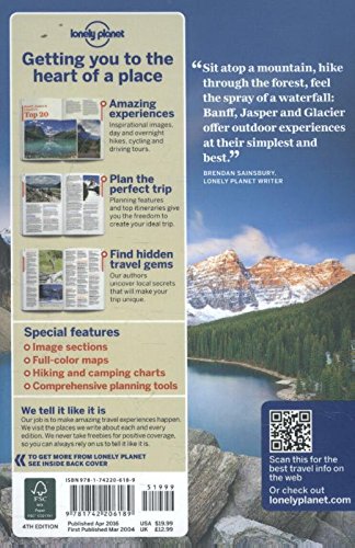 Lonely Planet Banff, Jasper and Glacier National Parks (Travel Guide) - Wide World Maps & MORE!
