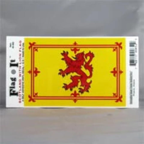 Scotland-Lion Flag Decal for auto, Truck or Boat - Wide World Maps & MORE!