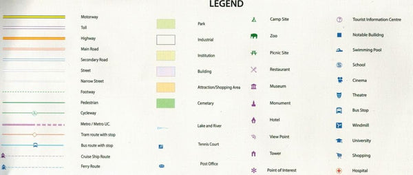 Amsterdam & Netherlands Travel Reference Map (Waterproof) 1:8,000/1:400,000 - Wide World Maps & MORE!