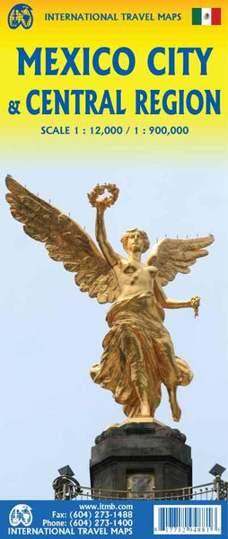 Mexico City and Central Region Travel Map ITMB [Map] ITMB Publishing LTD - Wide World Maps & MORE!