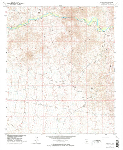 Grayback, AZÊ7.5' 1964 [Map] United States Geological Survey - Wide World Maps & MORE!