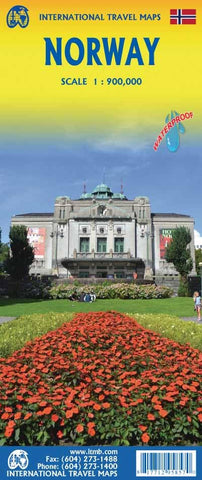 Norway Travel Reference 2025 edi [Map] ITMB - Wide World Maps & MORE!