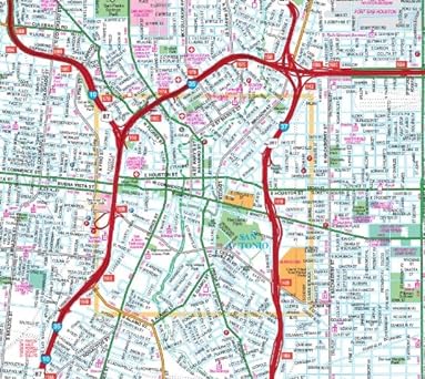 San Antonio, Texas Street Map (A Five Star Map) - Wide World Maps & MORE!