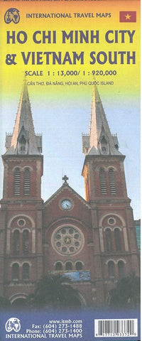 Ho Chi Minh City & Southern Vietnam Travel Reference Map 1:13K/1:920K [Map] ITMB Publishing Ltd - Wide World Maps & MORE!