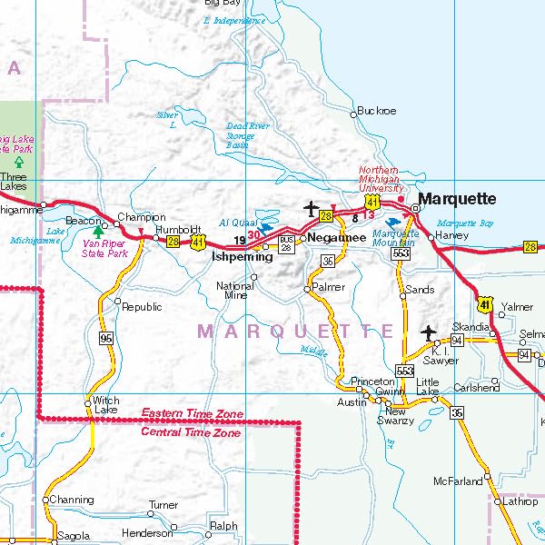 Michigan State Map [Map] GM Johnson - Wide World Maps & MORE!