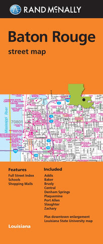 Rand McNally Folded Map: Baton Rouge Street Map [Map] Rand McNally