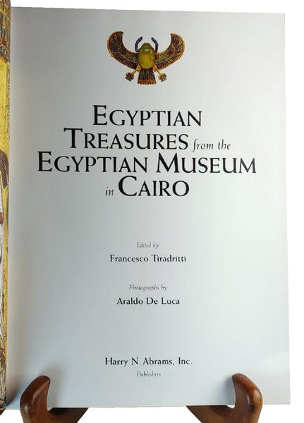 Egyptian Treasures from the Egyptian Museum in Cairo [Hardcover] Tiradritti, Francesco - Wide World Maps & MORE!