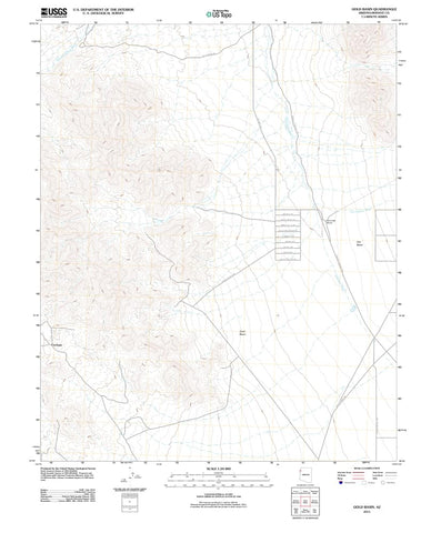 Gold Basin, Arizona 2011 (US Topo 7.5'×7.5' Topographic Quadrangle) [Map] United States Geological Survey - Wide World Maps & MORE!