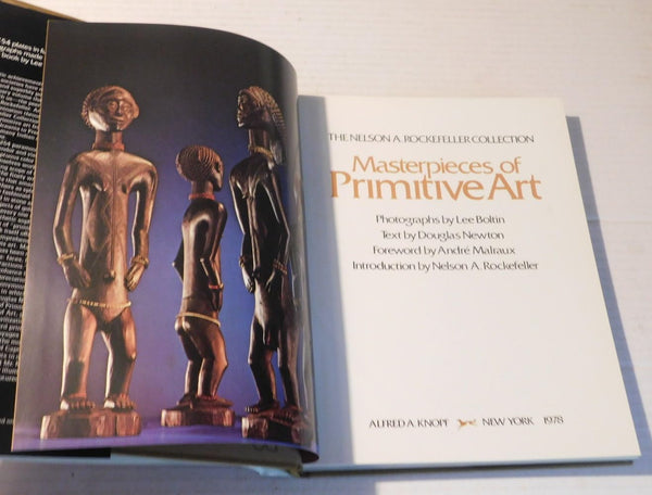 Masterpieces of Primitive Art Douglas Newton; Lee Boltin; Nelson D. Rockefeller and Andre Malraux - Wide World Maps & MORE!