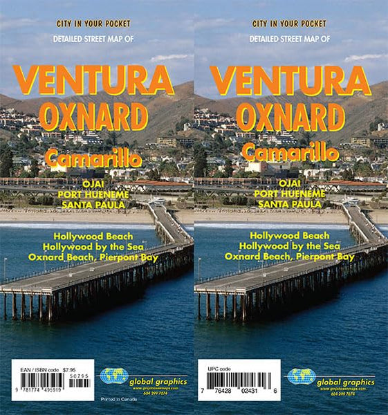 Ventura / Oxnard / Camarillo / Ojai, California Street Map [Map] GM Johnson - Wide World Maps & MORE!