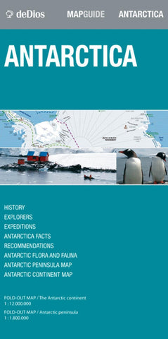 Antarctica Map Guide [Map] deDios - Wide World Maps & MORE!
