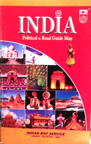 New India Political and Road Guide Map [Paperback] unknown author - Wide World Maps & MORE!