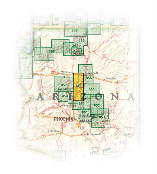 Sycamore Canyon, Verde Valley Map [Coconino, Kaibab, and Prescott National Forests] (National Geographic Trails Illustrated Map, 854) [Map] National Geographic Maps - Trails Illustrated - Wide World Maps & MORE!