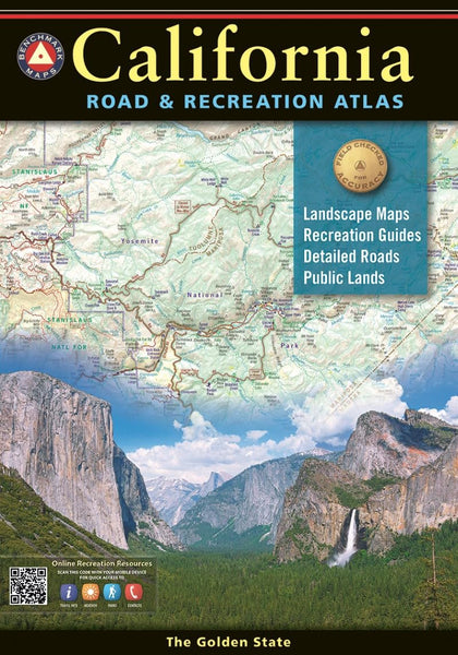 California Road and Recreation Atlas, 12th Edition [Paperback] Benchmark Maps - Wide World Maps & MORE!