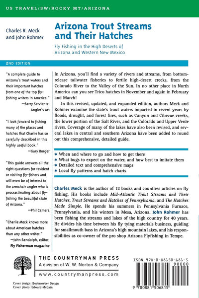 Arizona Trout Streams and Their Hatches: Fly Fishing in the High Deserts of Arizona and Western New Mexico, Second Edition - Wide World Maps & MORE!