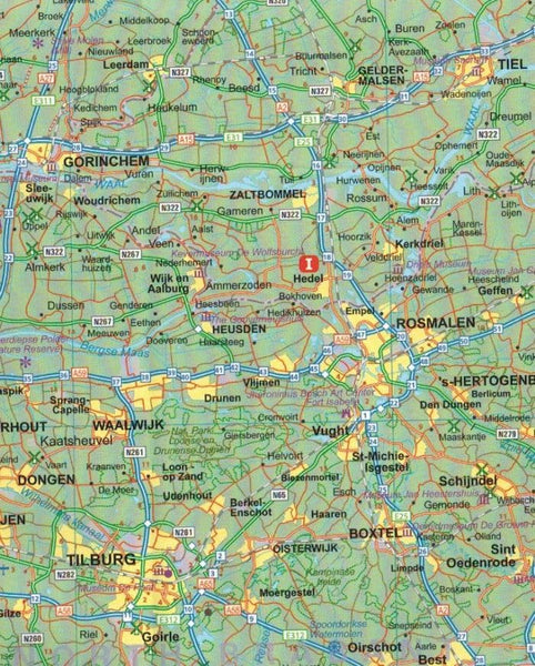 Amsterdam & Netherlands Travel Reference Map (Waterproof) 1:8,000/1:400,000 - Wide World Maps & MORE!