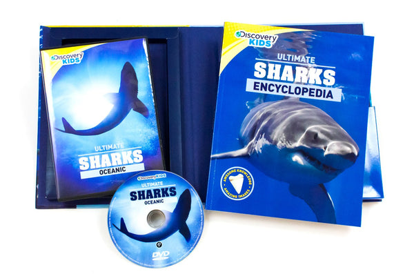 Discovery Kids Ultimate Sharks Encyclopedia: Extraordinary Facts, Amazing Images, Awesome Knowledge (Discovery Book+dvd) Parragon and De Ste Croix, Philip - Wide World Maps & MORE!