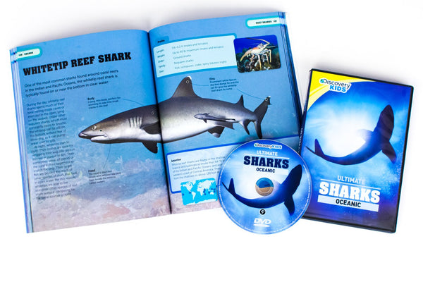 Discovery Kids Ultimate Sharks Encyclopedia: Extraordinary Facts, Amazing Images, Awesome Knowledge (Discovery Book+dvd) Parragon and De Ste Croix, Philip - Wide World Maps & MORE!