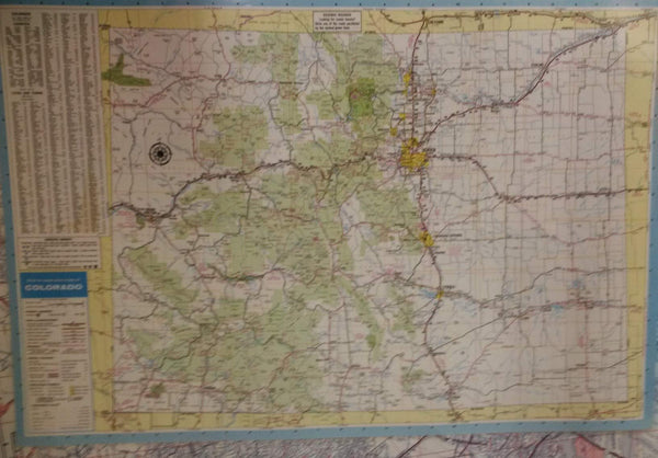 Colorado State Map (A Gousha travel publication) [Paperback] - Wide World Maps & MORE!