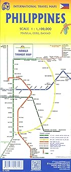 Philippines Travel Reference Map 1:1M Waterproof ITM [Map] ITMB Publishing LTD - Wide World Maps & MORE!