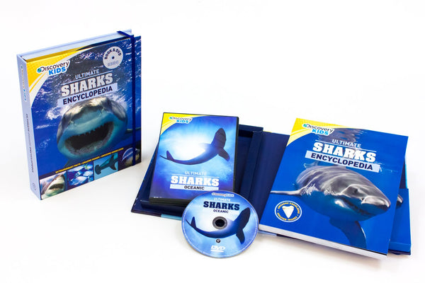 Discovery Kids Ultimate Sharks Encyclopedia: Extraordinary Facts, Amazing Images, Awesome Knowledge (Discovery Book+dvd) Parragon and De Ste Croix, Philip - Wide World Maps & MORE!