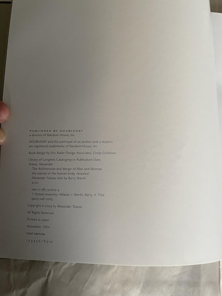 The Architecture and Design of Man and Woman: The Marvel of the Human Body, Revealed Tsiaras, Alexander and Werth, Barry - Wide World Maps & MORE!